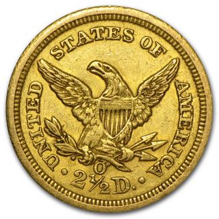 $2.  50 Liberty Gold Quarter Eagle Xf (random Year) - Sku 4022