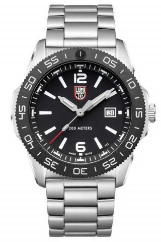 Luminox Xs.  3122 Pacific Diver Black Dial Swiss Quartz Stainless Steel Watch