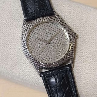 John Hardy Sterling Silver Woven Bedeg 5874 Quartz Watch W/ Box Jhw11