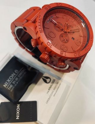 Limited - Edition Nixon 51 - 30 Chronograph Watch (all Red) Everywhere