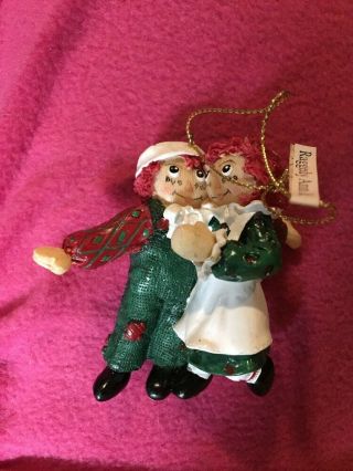 Raggedy Ann And Andy Christmas Tree Ornament 1998