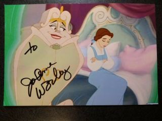Jo Anne Worley As Wardrobehand Signed Autograph 4x6 Photo - Beauty And The Beast