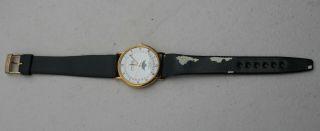 Vintage Raymond Weil 5483 - 2 18K Gold Plated Quartz Watch Wristwatch Moonphase 3