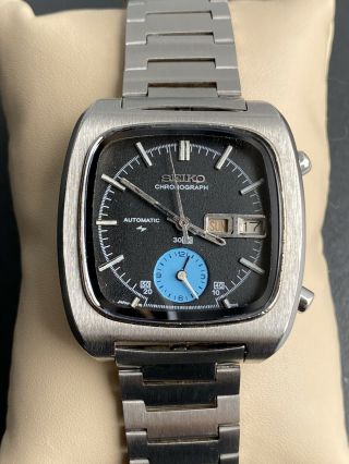 Seiko Monaco 7016 - 5001 Flyback Vintage Chronograph Cleaned