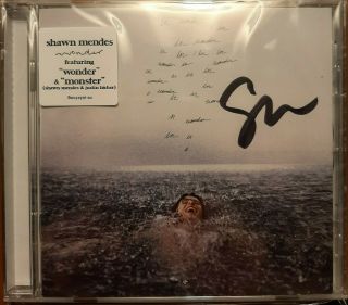 Shawn Mendes Hand Signed Wonder Cd Factory Autograph Auto
