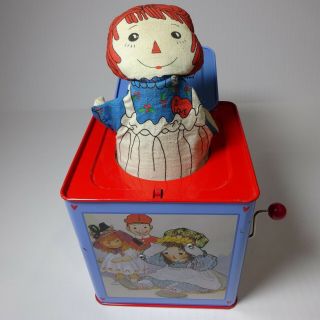 Raggedy Ann Jack In The Box Toy More Fun From Schylling