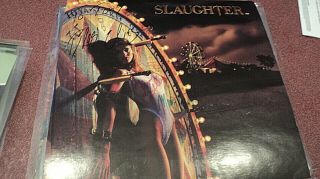 Slaughter Stick It To Ya Promo Flat Autographed Signed 2 Sided Framable