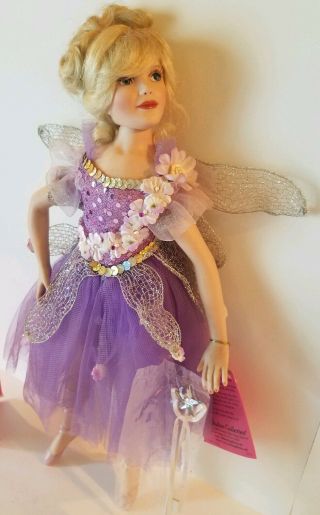 Paradise Galleries Porcelain Doll Sugar Plum Fairy By Patricia Rose