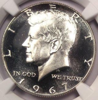 1967 Sms Kennedy Half Dollar 50c Coin - Ngc Ms68 Cameo Pq - $825 Value