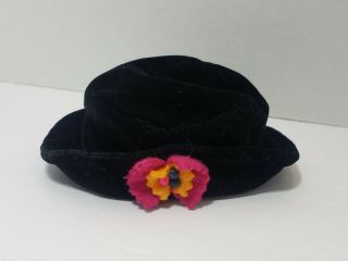 Pleasant Company American Girl Of Today Vtg First Day Outfit Black Velvet Hat