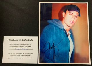 Enrique Iglesias Singer Hand Signed Autographed 8x10 " Photo (m) 4620