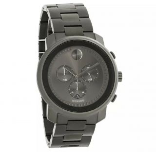 Movado Bold Metals 44mm Gunmetal Grey Stainless Steel Case And Strap,  Men 
