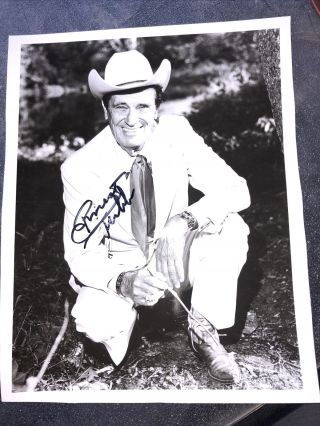 Autographed Ernest Tubb 8x10 Photo.  Wonderful.  Autograph On Back Too