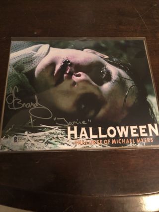 Halloween The Curse Of Michael Myers Jc Brandy Signed 8x10 Autograph Beckett