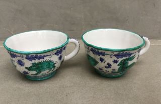 2 Cantagalli Maioliche Tea Cups.  :