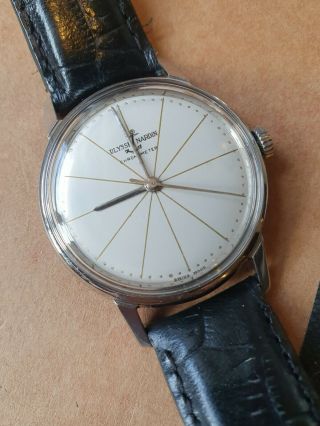 Men ' s Vintage Ulysse Nardin Watch; Chronometer; Stainless Steel; Geometric Dial 4