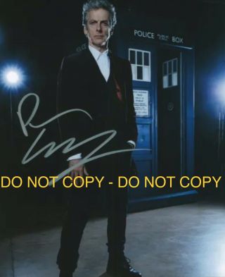 Peter.  Capaldi,  Doctor Who,  Hand Signed 8x10 Photo W/coa