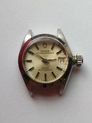 Tudor Princess Oysterdate By Rolex 1973 7606/0 Rotor Self Winding Watch