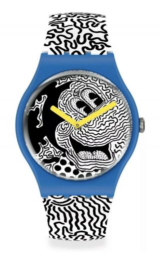 Eclectic Mickey Suoz336 (swatch X Keith Haring X Disney)