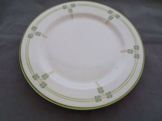 Tudor Rose Pattern Salad Plate 7 " Dia Syracuse China Arts & Crafts / Stickley