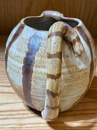 Handmade Pottery Cat Pitcher - Local Mountain Artist in NC - 3