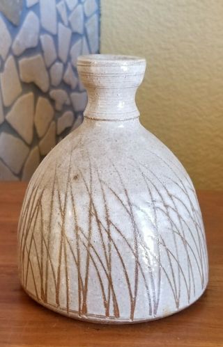 Jim Reno Studio Pottery Weed Pot Vase York Artist
