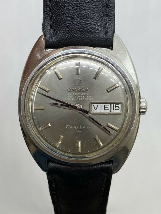 Omega Day Date Constellation Stainless 1970 Model 168.  029 Cal 751
