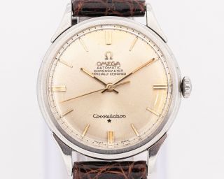 Vintage Omega Watch With Constellation Dial And Cal.  550 Out Of Estate