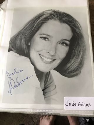 Julie Adams Signed Autographed Actress 8x10 Black And White Photo