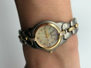 Bertolucci 18K and Stainless Steel Mini Vir Wristwatch Diamond 083 49A 6