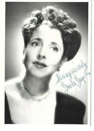 Beverly Bayne Vintage Signed Photo Actress Silent Movies