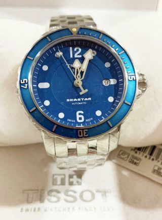 Tissot Seastar 1000 Automatic Watch Blue Dial T066.  407.  11.  047.  00
