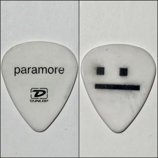 Paramore Taylor York Stage Guitar Pick Hayley Punk Rock Grin Face