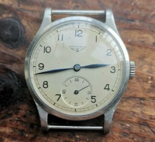 Vintage Longines 12.  68z 1937 Mechanical Men ' s Watch 5