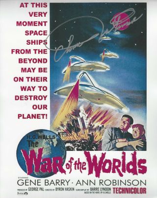 1953 Movie The War Of The Worlds Ann Robinson Autographed 8x10 Great Photo
