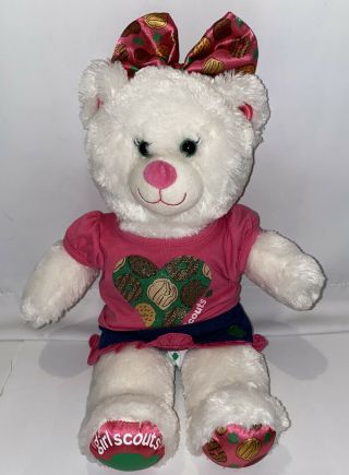 Build A Bear Bab Girl Scout Plush Stuffed Animal Cookies Bear In Outfit