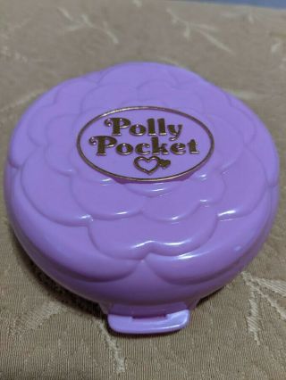 1993 Bluebird Polly Pocket Ballerina Grand Ballet Purple Flower Compact Only