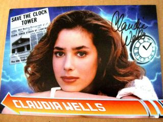 Rare Claudia Wells Signed Autographed 5x7 Photo W/coa - Back To The Future