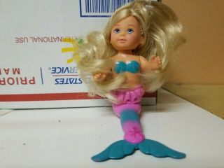 Vtg Simba - Toy Sweet Sea Mermaid 6 " Blonde,  Pretty Hair