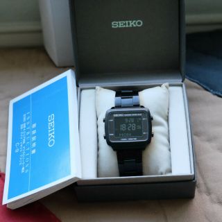 Seiko Spirit S760 - 0aa0 Digital Solar Watch Stainless Steel Band