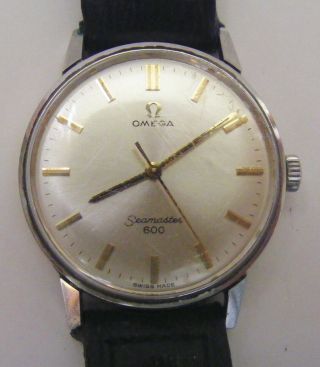 Vintage Omega Seamaster 600 Watch - 1967 Whristwatch Swiss Made