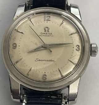 Vintage Omega Seamaster Bumper Automatic Wrist Watch Cal 354,  Running