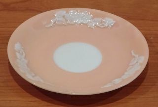 Rare Discontinued Lenox Apple Blossom Pattern Pink Demi Saucer Only