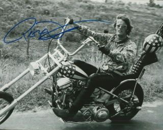 Peter Fonda Easyrider Actor Signed 8x10 Photo With