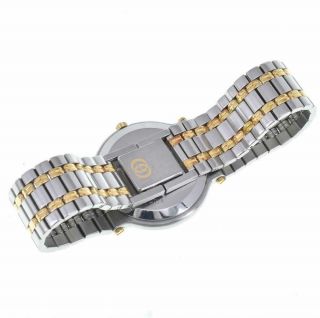 GUCCI 9000M Diamond Bezel/Dial Quartz Men ' s Watch P 99770 5