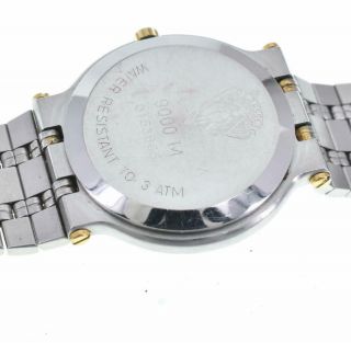 GUCCI 9000M Diamond Bezel/Dial Quartz Men ' s Watch P 99770 6
