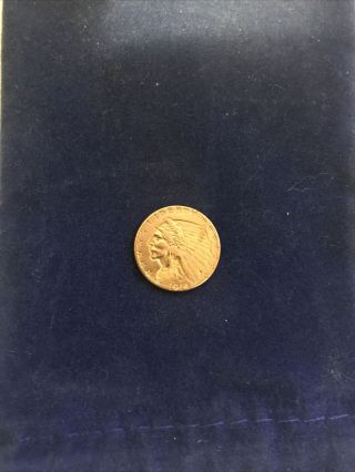 1914 (d) Us Indian Head Quarter Eagle Gold Coin - $2.  50 Dollar ($2 1/2)