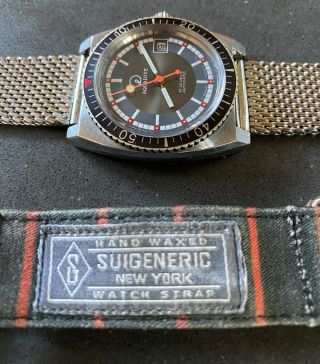 Aquadive Automatic Vintage Dive Watch (includes extra Suigeneric 20mm Band) 2