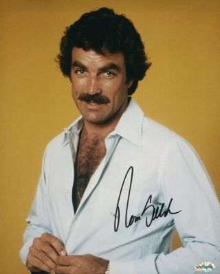 Tom Selleck Hand Signed 8x10 Autographed Photo With