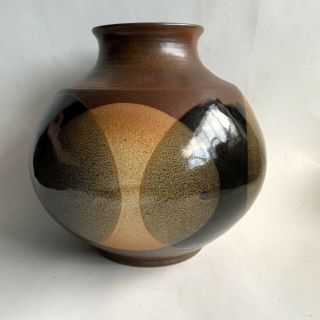 Pottery Craft Usa Stoneware Vase Robert Maxwell Mid Century
